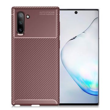 Carbon Shield Samsung Galaxy Note 10 Etui - Kaffe