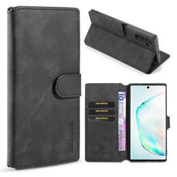 DG.MING Samsung Galaxy Note 10 Retro Veske - Svart