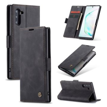 CaseMe Samsung Galaxy Note 10 Vintage Etui - Svart