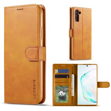 LC.IMEEKE Samsung Galaxy Note 10 flip etui - Brun