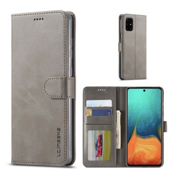 LC.IMEEKE Samsung Galaxy A51 5G Flip Case - Grey