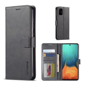 LC.IMEEKE Samsung Galaxy A71 5G flip etui - Svart