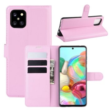 Classic Samsung Galaxy Note 10 Lite flip etui - Pink