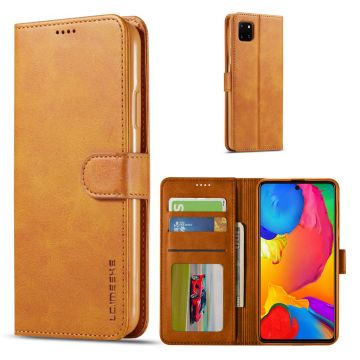 LC.IMEEKE Samsung Galaxy Note 10 Lite flip etui - Brun