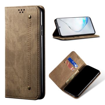 Jeans Samsung Galaxy Note 10 Lite Flippetui - Khaki