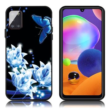 Imagine Samsung Galaxy A31 Etui - Blå Blomst