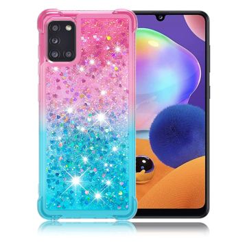 Princess Samsung Galaxy A31 Deksel - Rose / Cyan