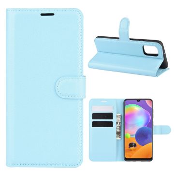 Klassisk Samsung Galaxy A31 flip etui - Blå