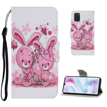 Wonderland Samsung Galaxy A31 Flippetui - Kaniner