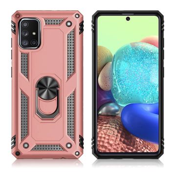 Bofink Combat Samsung Galaxy A71 5G deksel - Rose gull