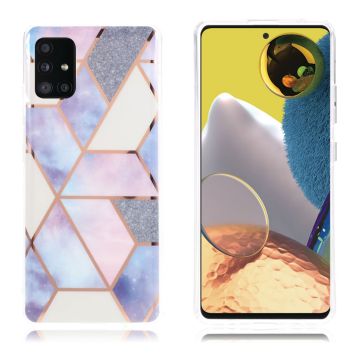 Marble Samsung Galaxy A51 5G Etui - Lilla