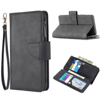 Premium Wallet Samsung Galaxy A42 5G etui i Svart