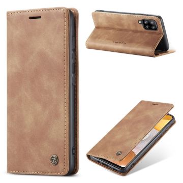 CaseMe Samsung Galaxy S21 Vintage Etui - Brun