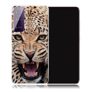 Deco Samsung Galaxy S21 Plus Etui - Leopard