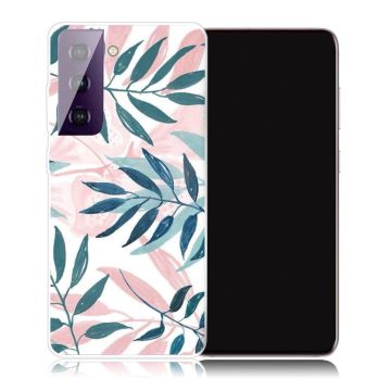 Deco Samsung Galaxy S21 Plus Etui - Leaves