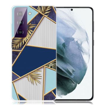 Marble Samsung Galaxy S21 Plus Etui - Fragment Of Color og Vine