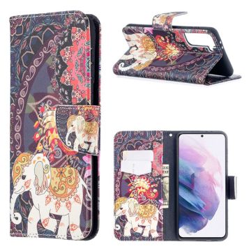 Wonderland Samsung Galaxy S21 Plus Flippetui - Elefant