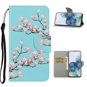 Wonderland Samsung Galaxy S21 Plus Flippetui - Blomst