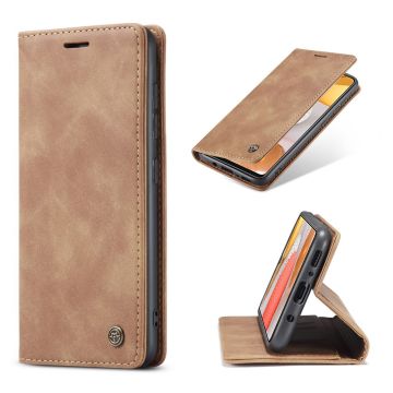 CaseMe Samsung Galaxy S21 Plus Vintage Etui - Brun