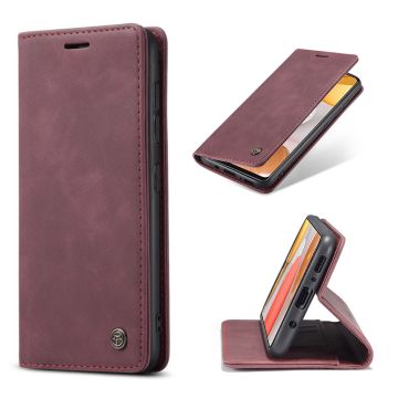 CaseMe Samsung Galaxy S21 Plus Vintage Etui - Vinrød