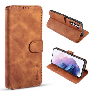 DG.Ming Samsung Galaxy S21 Plus Retro Etui - Brun