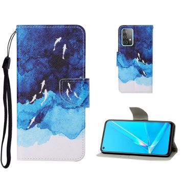 Wonderland Samsung Galaxy A52 5G Flippetui - Fisk i Blue Sea