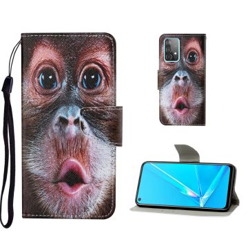 Wonderland Samsung Galaxy A52 5G Flippetui - Orangutan