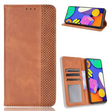 Bofink Vintage Samsung Galaxy M62 / F62 Lær Etui - Brun