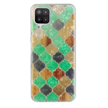 Deco Samsung Galaxy A22 4G Etui - Green Splicing