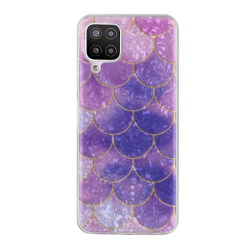 Deco Samsung Galaxy A22 4G Etui - Purple Scale