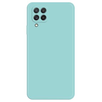 Avfaset gummiert anti-falldeksel for Samsung Galaxy A22 4G - Cyan