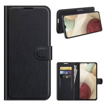 Classic Samsung Galaxy A22 4G flip etui - Svart