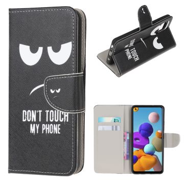 Wonderland Samsung Galaxy A22 4G flip-etui - Ikke Rør Telefonen Min