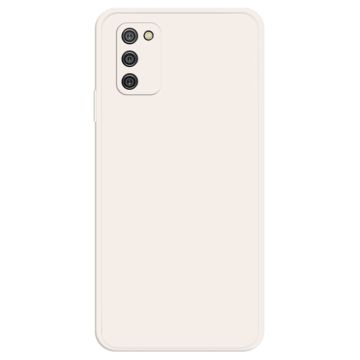 Avfaset gummiert anti-falldeksel for Samsung Galaxy A03s - Beige