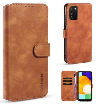 DG.MING Samsung Galaxy A03s retroetui - Brun