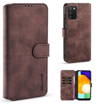 DG.MING Samsung Galaxy A03s retroetui - Brun