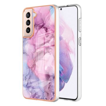 Marble Samsung Galaxy S21 Plus 5G Etui - Rose