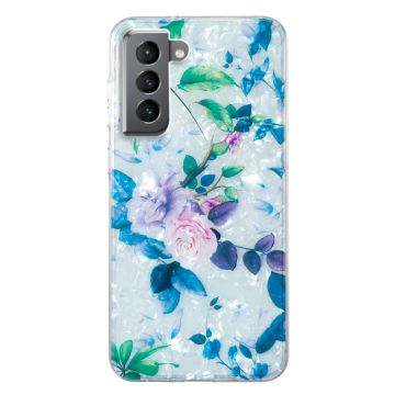 Marble Samsung Galaxy S21 Plus 5G Etui - Rose