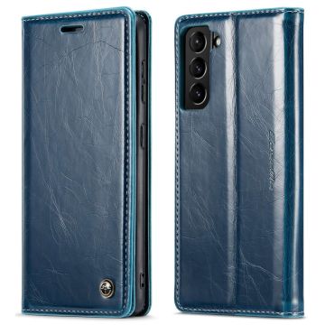 CaseMe Samsung Galaxy S21 Plus 5G Smooth Etui - Blå