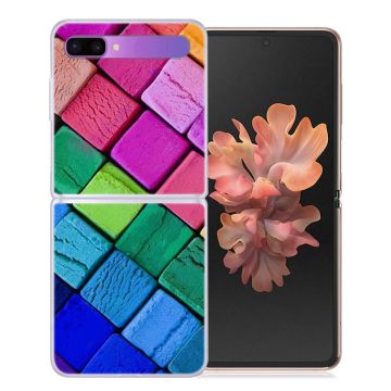 Deco Samsung Galaxy Z Flip 5G Etui - Fargerik Blocks