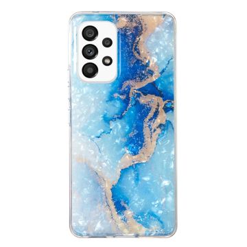 Marble Samsung Galaxy A52s 5G / A52 5g / A52 Etui - Blue Gull Klinkekule