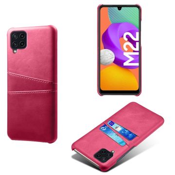 Dual Card Etui Samsung Galaxy M22 / M32 / F22 - Rose