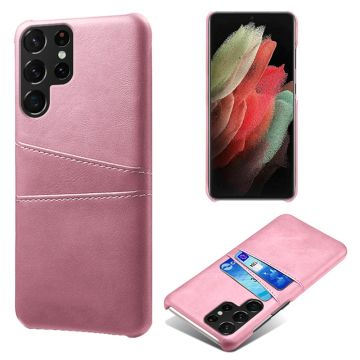 Dual Card Etui Samsung Galaxy S22 Ultra - Rose Gull