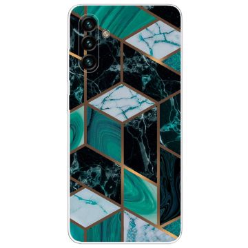 Marble Samsung Galaxy A13 5G Etui - Smaragd Klinkekule