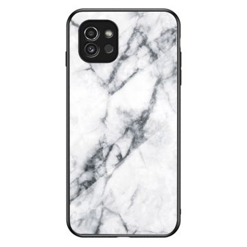 Fantasy Marble Samsung Galaxy A03 Deksel - Hvit Klinkekule