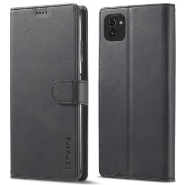 LC.IMEEKE Samsung Galaxy A03 flip etui - Svart