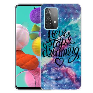 Deco Samsung Galaxy A13 4G Etui - Never Stop Dreaming