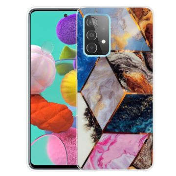 Marble Samsung Galaxy A13 4G Etui - Vibrant Klinkekule Diamant