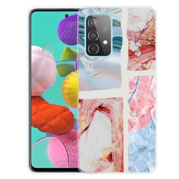 Marble Samsung Galaxy A13 4G Etui - Wavy Klinkekule Tile