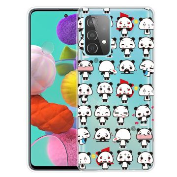 Deco Samsung Galaxy A13 4G Etui - Panda Stickers